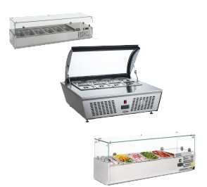 Gekoelde Opzetvitrine